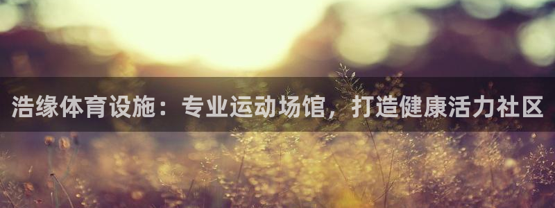 意昂3集团：浩缘体育设施：专业运动场馆，打造健康活力