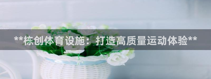 注册意昂3：**栋创体育设施：打造高质量运动体验**