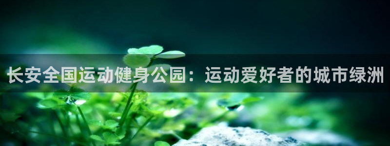 意昂体育3平台APP：长安全国运动健身公园：运动爱好