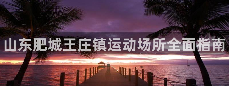 意昂体育3平台注册要钱吗：山东肥城王庄镇运动场所全面