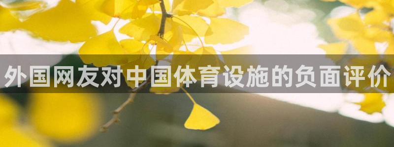 海南意昂体育3发展怎么样：外国网友对中国体育设施的负面评价